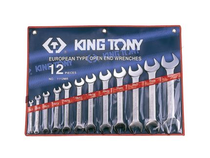 Набор рожковых ключей, 12 предметов  king tony 1112mr