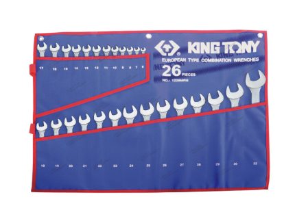 Набор комбинированных ключей, 26 предметов  king tony 1226mrn
