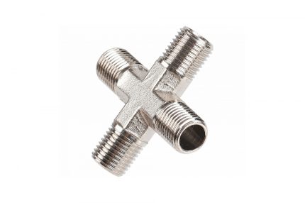 Переходник крест MMMМ1/4" NPX2MMMM