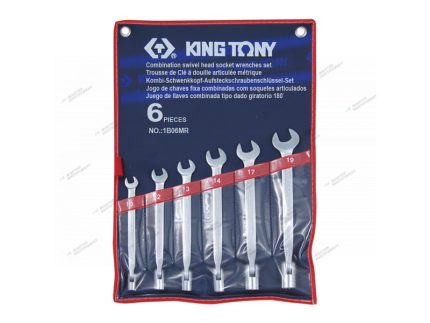 Набор комбинированных ключей, 6 предметов   king tony 1b06mr