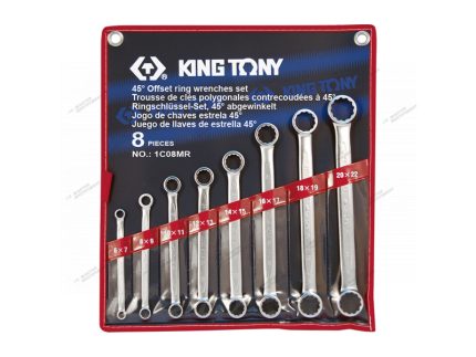 Набор накидных ключей,8 предметов  king tony 1c08mr
