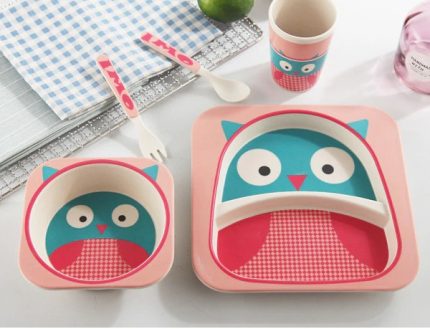 00014153 Набор детской посуды из бамбука Bamboo Ware Kids Set , 5 предметов