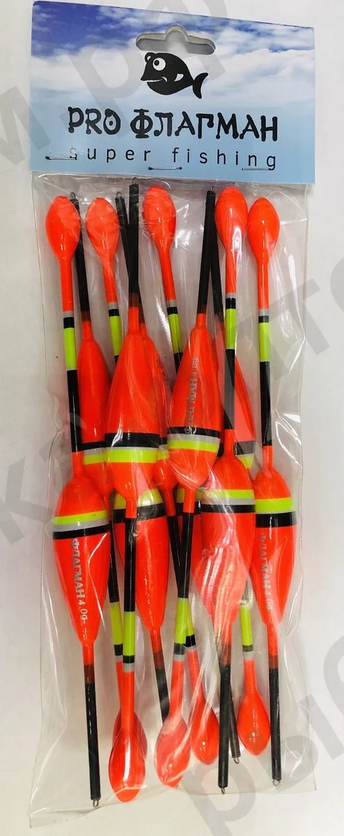 Поплавки PRO ФЛАГМАН 10 штук-4g.LN  (Арт. RS3626)