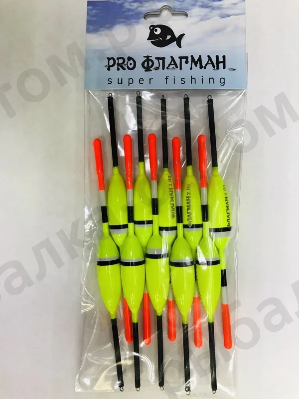 Поплавки PRO ФЛАГМАН 10 штук-2g.LN  (Арт. RS3642)