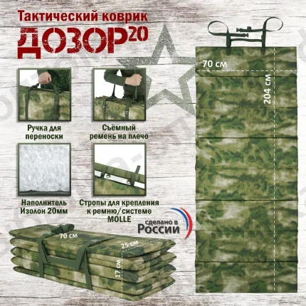 Коврики туристические 70 на 240см 11мм толщина