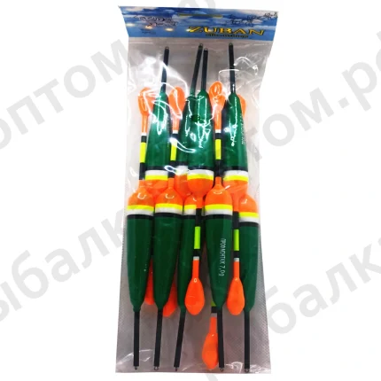 Рыболовные поплавки "ZUBAN" упаковка 10 штук, вес 7.0гр (Арт-LN-22)