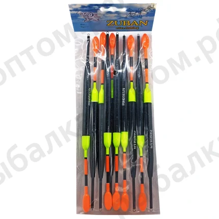 Рыболовные поплавки "ZUBAN" упаковка 10 штук, вес 5.0гр (Арт-LN-26)