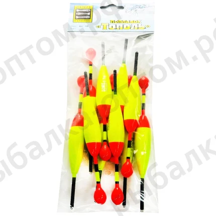 Поплавки "Тополь" упаковка 10 штук, вес 6.0 грама (Арт-ZORI)