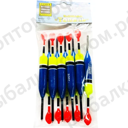 Поплавки "Тополь" упаковка 10 штук, вес 5.0 грама (Арт-ZORI)
