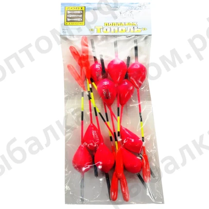 Поплавки "Тополь" упаковка 10 штук, вес 5.0 грама (Арт-ZORI)