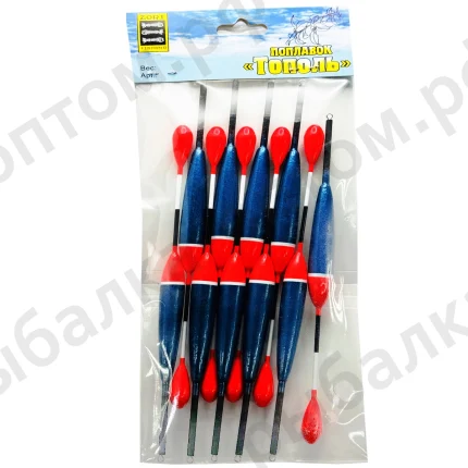 Поплавки "Тополь" упаковка 10 штук, вес 5.0 грама (Арт-ZORI)