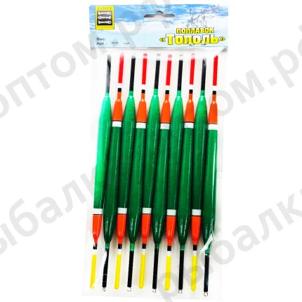 Поплавки "Тополь" упаковка 10 штук, вес 5.0 грама (Арт-ZORI)