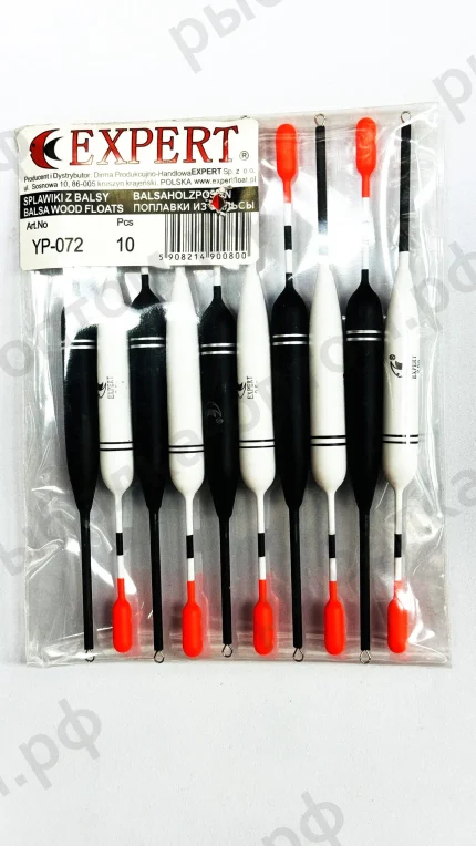 Поплавки EXPERT, из бальсы, вес 2.5 грамма, упаковка 10 штук. (Арт:1070)