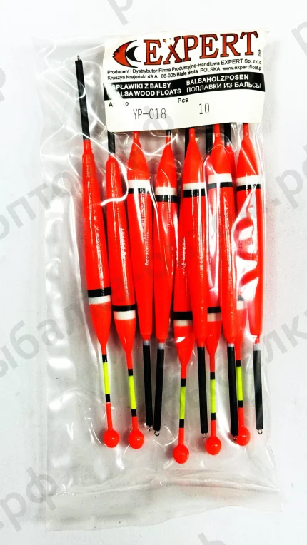 Поплавки EXPERT, из бальсы, вес 3.5 грамма, упаковка 10 штук. (Арт:1070)
