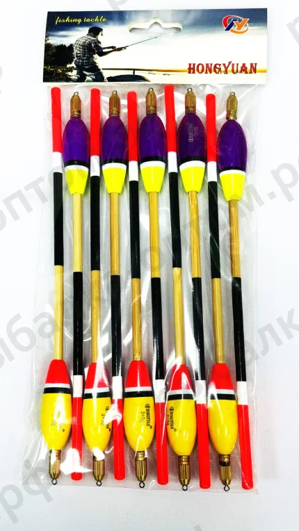 Поплавки "HONGYUAN" 2+3g, упаковка 10 штук. (Арт-1070)