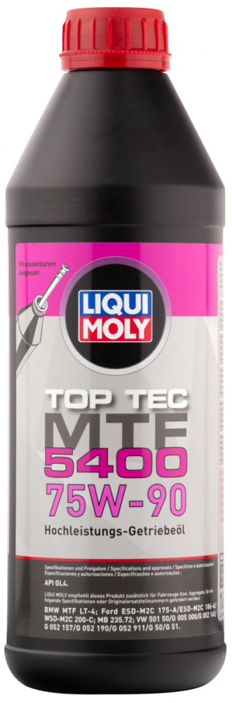 LIQUI MOLY Top Tec MTF 5400 75W-90 | НС-синтетическое