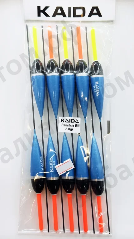 Поплавки KAIDA Fishing Floats BF55  -  8.0gr 10шт/уп.