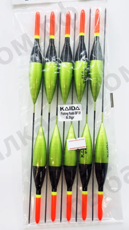 Поплавки KAIDA Fishing Floats BF51 - 8.0gr 10шт/уп.