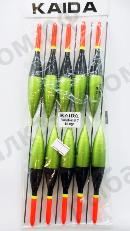 Поплавки KAIDA Fishing Floats BF51 - 10.0gr 10шт/уп.