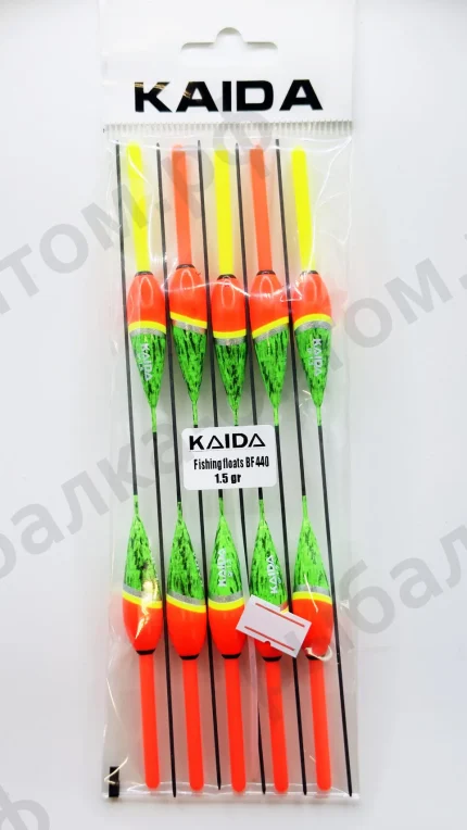 Поплавки KAIDA Fishing Floats BF440 - 1.5gr 10шт/уп.