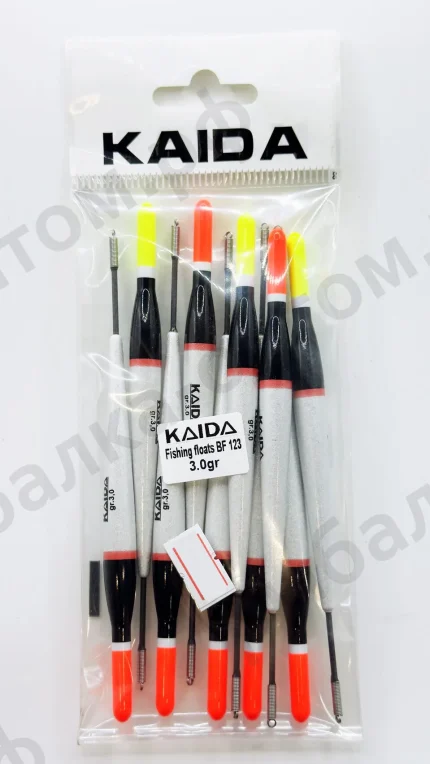 Поплавки KAIDA Fishing Floats BF123 - 3.0gr 10шт/уп.
