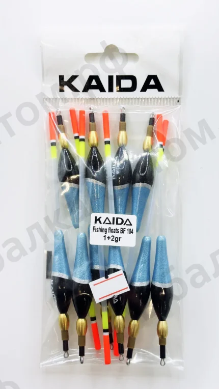 Поплавки KAIDA Fishing Floats BF104 - 1+2gr 10шт/уп.
