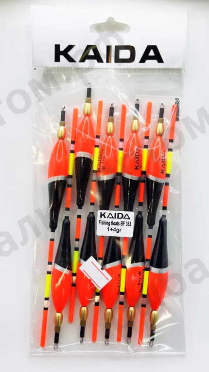 Поплавки KAIDA Fishing Floats BF351 - 1+4gr 10шт/уп.