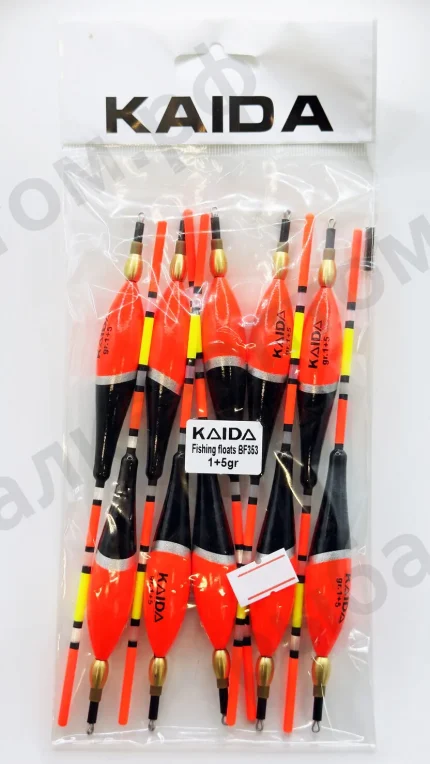 Поплавки KAIDA Fishing Floats BF353 - 1+5gr 10шт/уп.