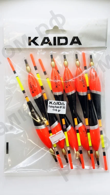 Поплавки KAIDA Fishing Floats BF353 - 1+6gr 10шт/уп.