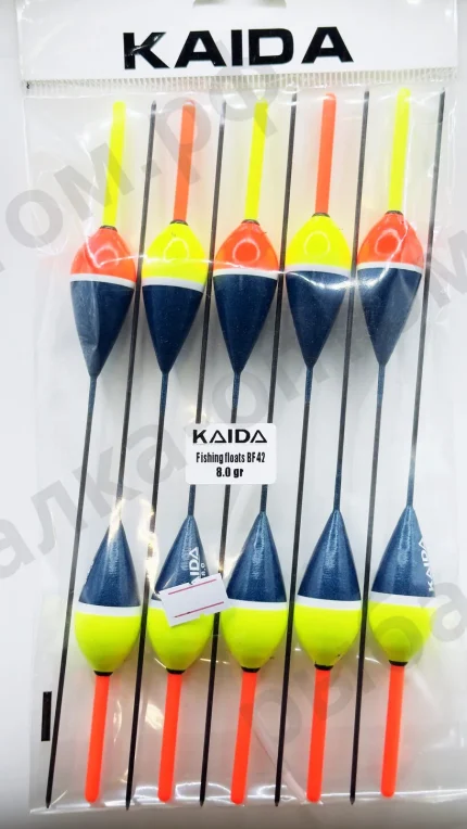 Поплавки KAIDA Fishing Floats BF42 - 8.0gr 10шт/уп.