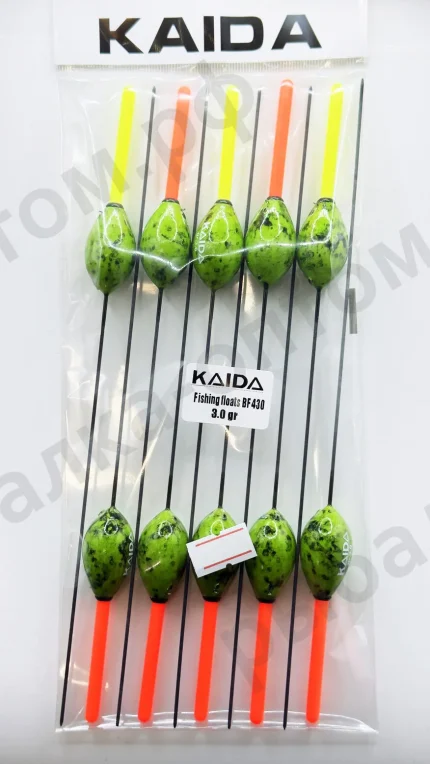 Поплавки KAIDA Fishing Floats BF430 - 3.0gr 10шт/уп.