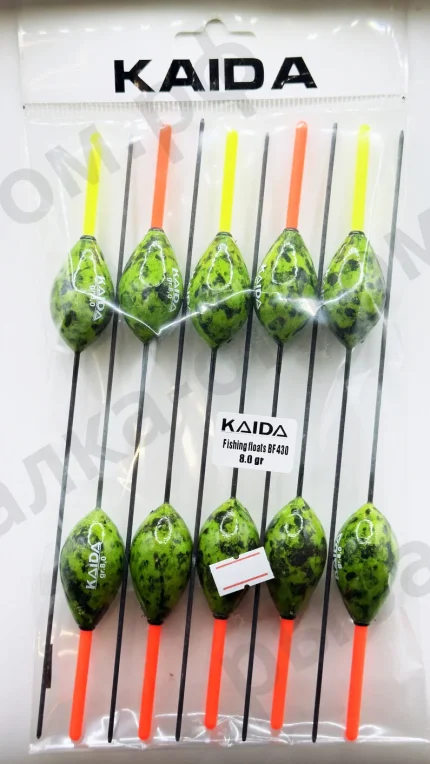 Поплавки KAIDA Fishing Floats BF430 - 8.0gr 10шт/уп.