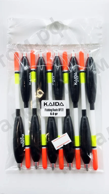 Поплавки KAIDA Fishing Floats BF22 - 6.0gr 10шт/уп.