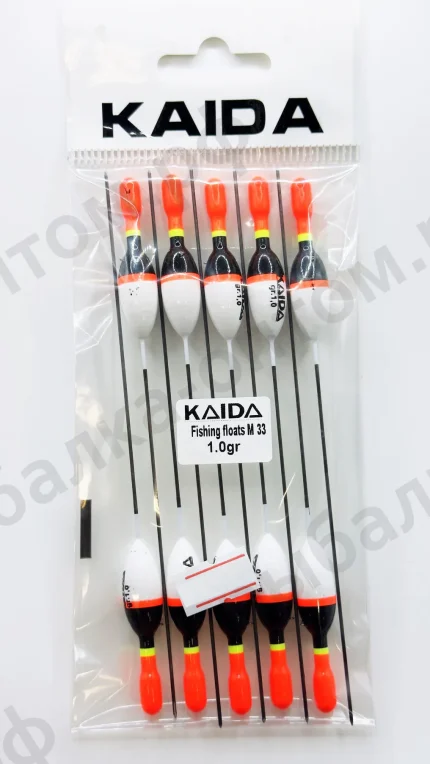 Поплавки KAIDA Fishing Floats M33 - 1.0gr 10шт/уп.
