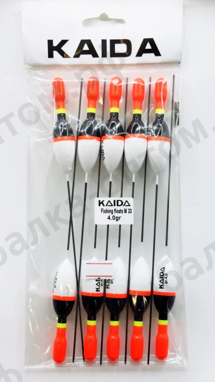 Поплавки KAIDA Fishing Floats M33 - 4.0gr 10шт/уп.