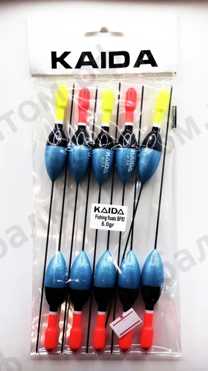 Поплавки KAIDA Fishing Floats BF92 - 5.0gr 10шт/уп.