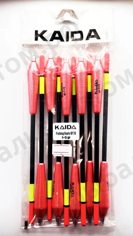 Поплавки KAIDA Fishing Floats BF20 - 1+5gr 10шт/уп.
