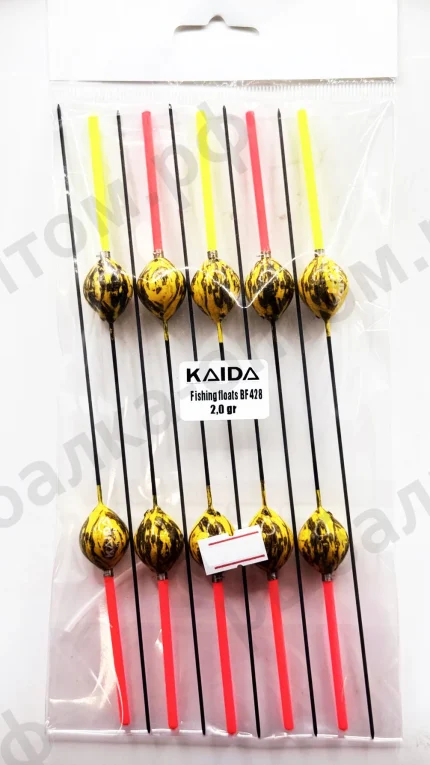Поплавки KAIDA Fishing Floats BF428 - 2.0gr 10шт/уп.