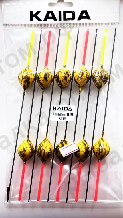 Поплавки KAIDA Fishing Floats BF428 - 5.0gr 10шт/уп.
