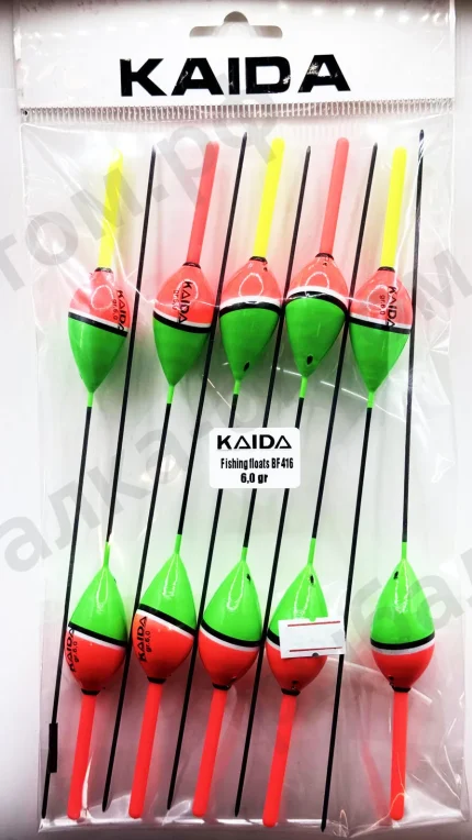 Поплавки KAIDA Fishing Floats BF416 - 6.0gr 10шт/уп.