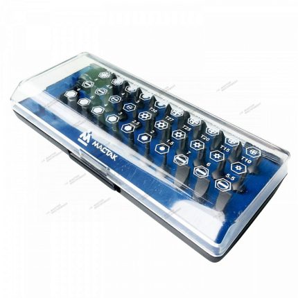 Набор вставок (бит) 1/4"", TORX, HEX, PZ, PH, SLOT, 31 предмет 058-00031C