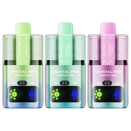 CRYSTAL PRO 2в1 30000 затяжек 2% Strawberry Raspberry Ice/ Strawberry Kiwi