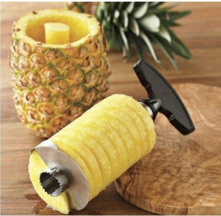 Нож для ананасов Pineapple Corer Slicer, Всего за несколько секунд Pineapple Slicer:, Принцип действия:, Интересное об ананасах: