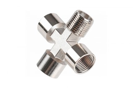 Переходник крест FFFМ1/2" NPX4FFFM