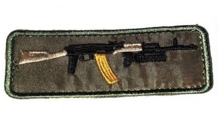 Патч на липучке Автомат, 8.5х3 см