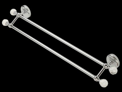 Двойной держатель полотенец для ванной TOP GRADE TOWEL POLE, 58 см