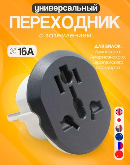 Евро-переходник сетевой адаптер вилка