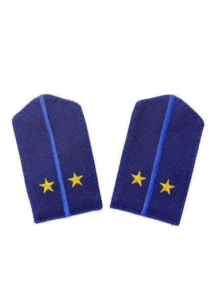 Погоны военные - солдатские детские 1 пара(2шт), Синие