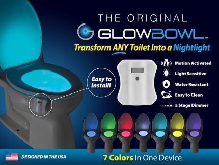 Подсветка для унитаза с датчиком движения GLOWBOWL