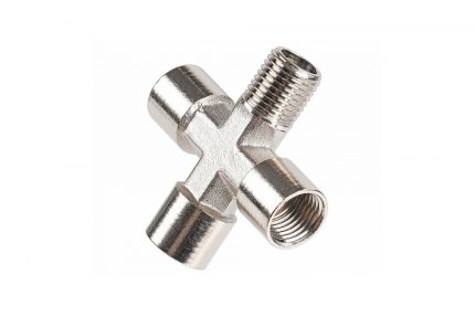 Переходник крест FFFМ1/4" NPX2FFFM